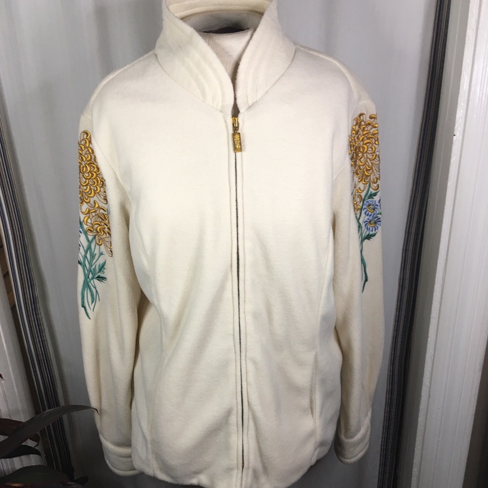 Bob Mackie fleece jacket